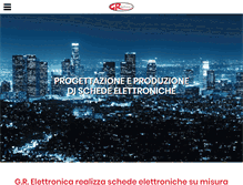 Tablet Screenshot of gr-elettronica.com